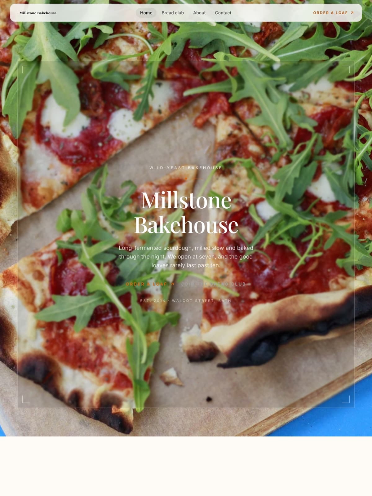 The the bakehouse demo demo site, built on Promino
