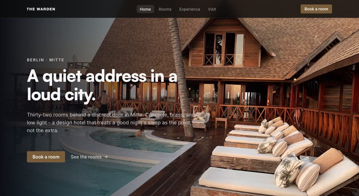 The Warden, a hotel site built on Promino